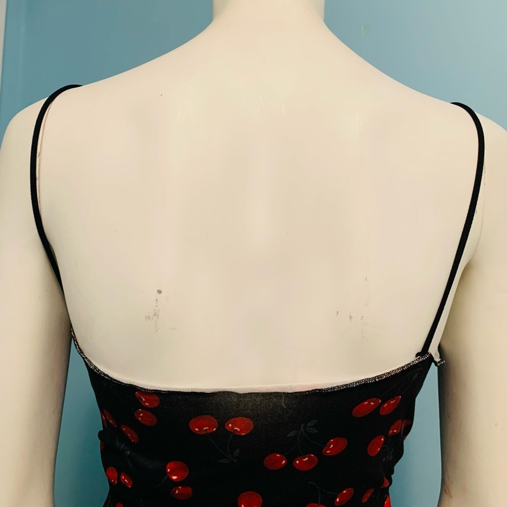 Black Cherry Bodycon Dress - Picture 4 of 5